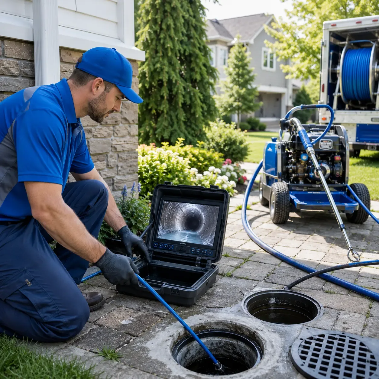Outdoor drain cleaning professionals serving West Chester, PA