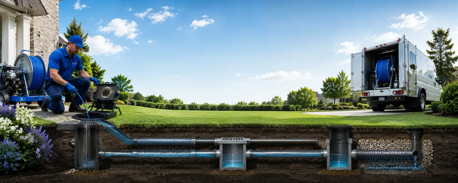 Outdoor drain cleaning information for West Chester, PA